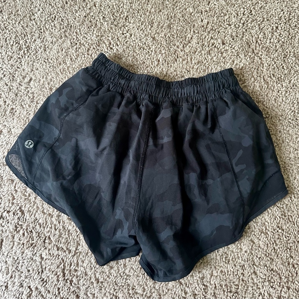lululemon athletica Black Camo Women's Shorts- size 2